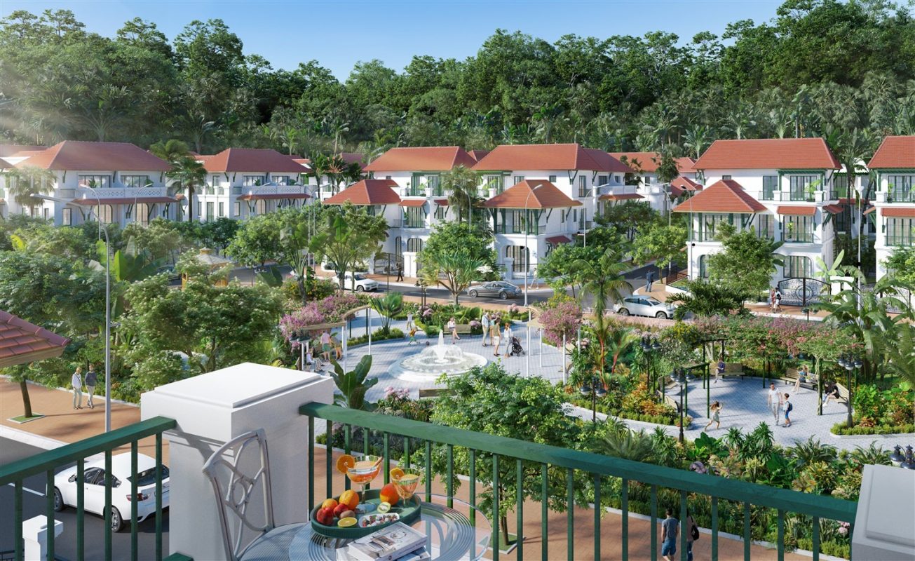 Sun Tropical Village giới thiệu dòng BĐS second home “chuẩn wellness” tại Phú Quốc. Ảnh phối cảnh.