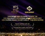 Sun Group đạt cú đúp danh hiệu APEA 2021