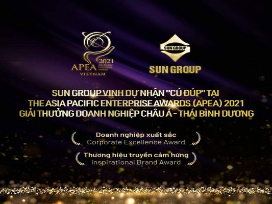 Sun Group đạt cú đúp danh hiệu APEA 2021